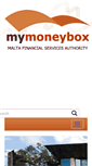 Mobile Screenshot of mymoneybox.mfsa.com.mt