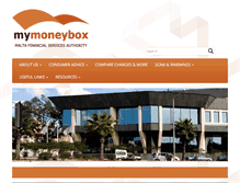 Tablet Screenshot of mymoneybox.mfsa.com.mt