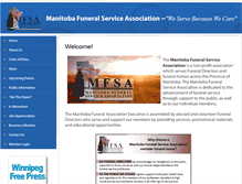 Tablet Screenshot of mfsa.mb.ca